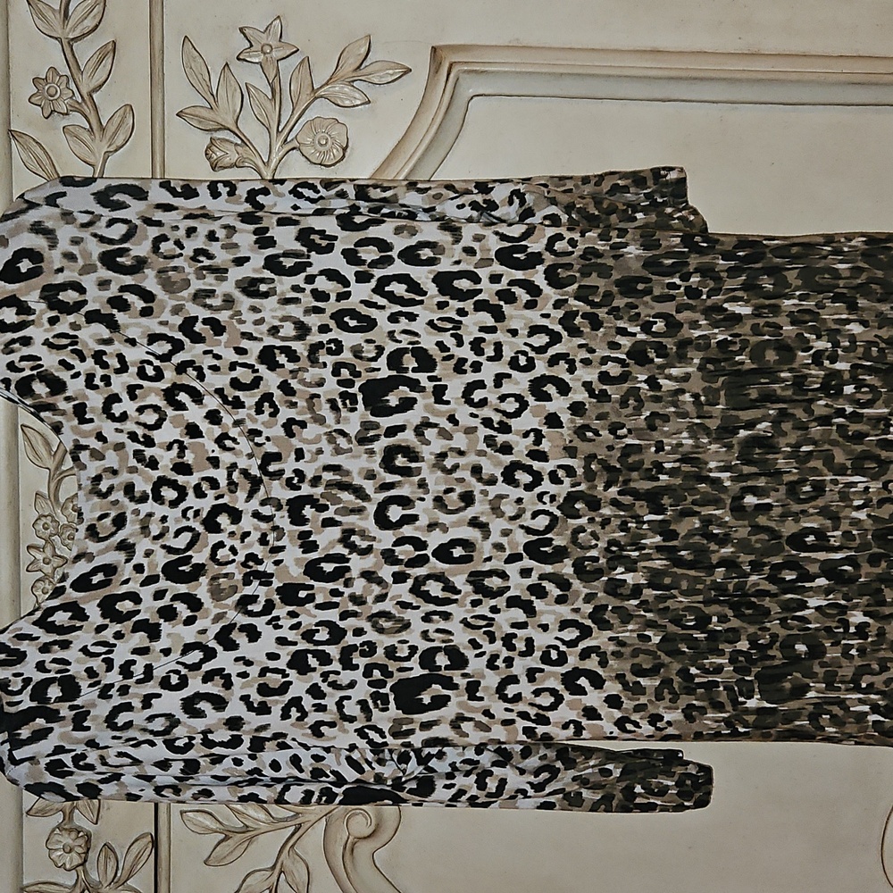 Like new Ruby Rd leopard print top PL - Picture 4 of 5